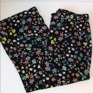Loft floral capri pants